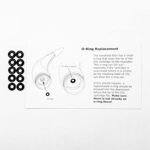 Replacement O-Rings for Handheld Pressurizer